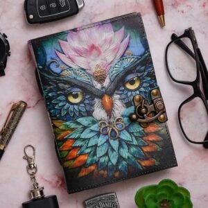 Vintage Handmade Genuine Leather Diary Journal | Premium Antique String Closure | 200 Handmade Unruled Pages DIARY-49