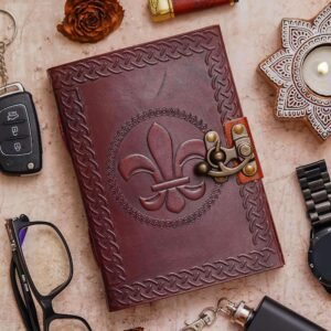 Vintage Handmade Genuine Leather Diary Journal | Premium Antique String Closure | 200 Handmade Unruled Pages DIARY-41