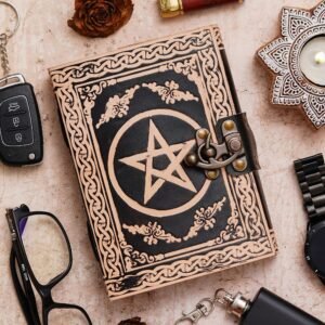 Vintage Handmade Genuine Leather Diary Journal | Premium Antique String Closure | 200 Handmade Unruled Pages DIARY-38
