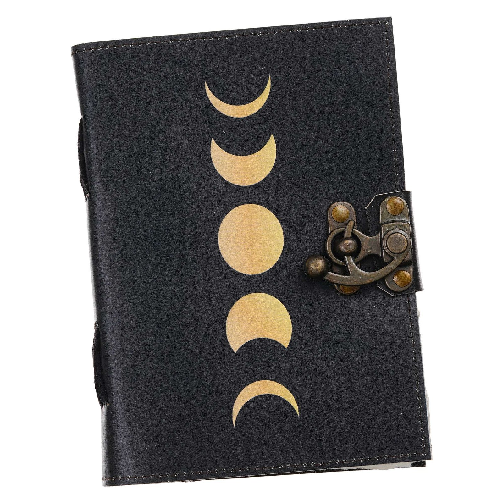 Vintage Handmade Genuine Leather Diary Journal | Premium Antique String Closure | 200 Handmade Unruled Pages DIARY-57 - Image 5